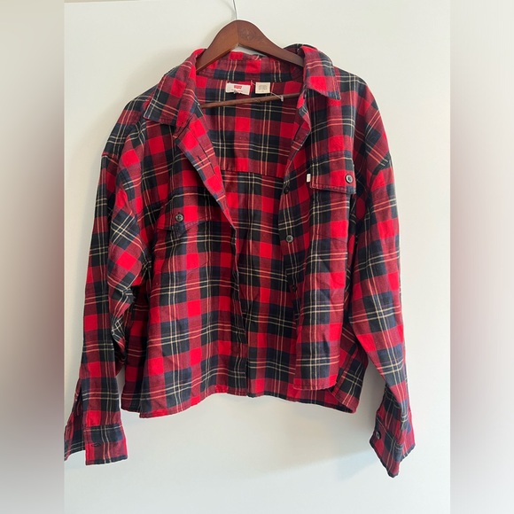 Levi’s plaid button up shirt, new without tags - Picture 1 of 3